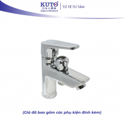Vòi Lavabo liền sen 1 lỗ KUTO Nhật Bản KTAD VLSĐ-01 (LA6)