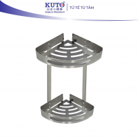 Kệ góc KUTO Nhật Bản inox 201 bóng (KKG03)