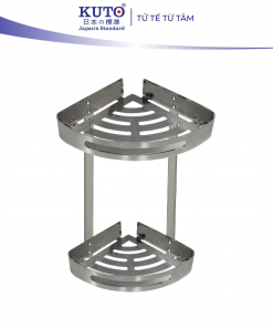 Kệ góc KUTO Nhật Bản inox 201 bóng (KKG03)