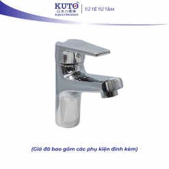 Vòi lavabo 1 lỗ KUTO Nhật Bản KTAD LD21 đồng (LA11)