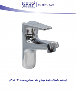 Vòi lavabo 1 lỗ KUTO Nhật Bản KTAD LD21 đồng (LA11)
