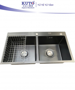 Chậu rửa bát Inox 304 KUTO Nhật Bản 8245DE (M001)
