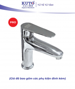 Vòi Lavabo thân đồng tay đồng KUTO Nhật Bản (K016)