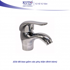 Vòi Lavabo rửa lạnh chất liệu đồng KUTO Nhật Bản (K003)