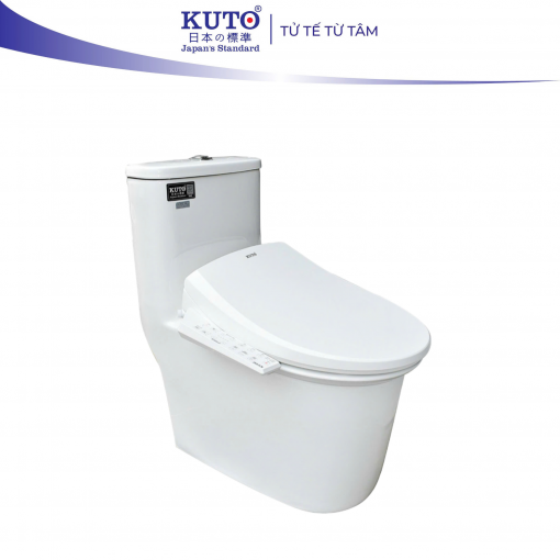Bồn cầu kết hợp nắp rửa thông minh KUTO Nhật Bản (A001)