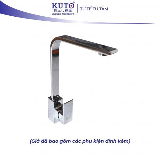 Vòi bếp số 7 vuông PK KUTO Nhật Bản (VB6)