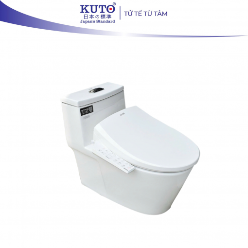 Bồn cầu kết hợp nắp rửa thông minh KUTO Nhật Bản (A004)