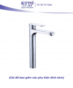 Vòi Lavabo thân dài tay tròn KUTO Nhật Bản (KB002)