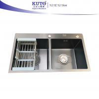 Chậu Inox 201 Nano 8245 KUTO Nhật Bản (CRB3)