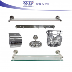 Bộ phụ kiện KUTO Nhật Bản 6 món KTD Inox 201 Nano (BPK3)