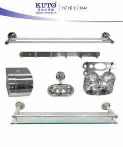 Bộ phụ kiện KUTO Nhật Bản 6 món KTD Inox 201 Nano (BPK3)