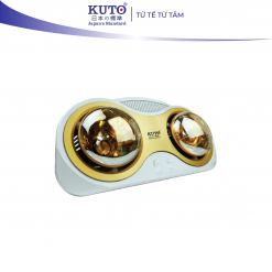 Đèn sưởi nhà tắm KUTO Nhật Bản 2 bóng đèn (P001)