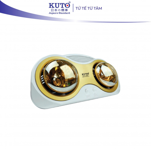 Đèn sưởi nhà tắm KUTO Nhật Bản 2 bóng đèn (P001)