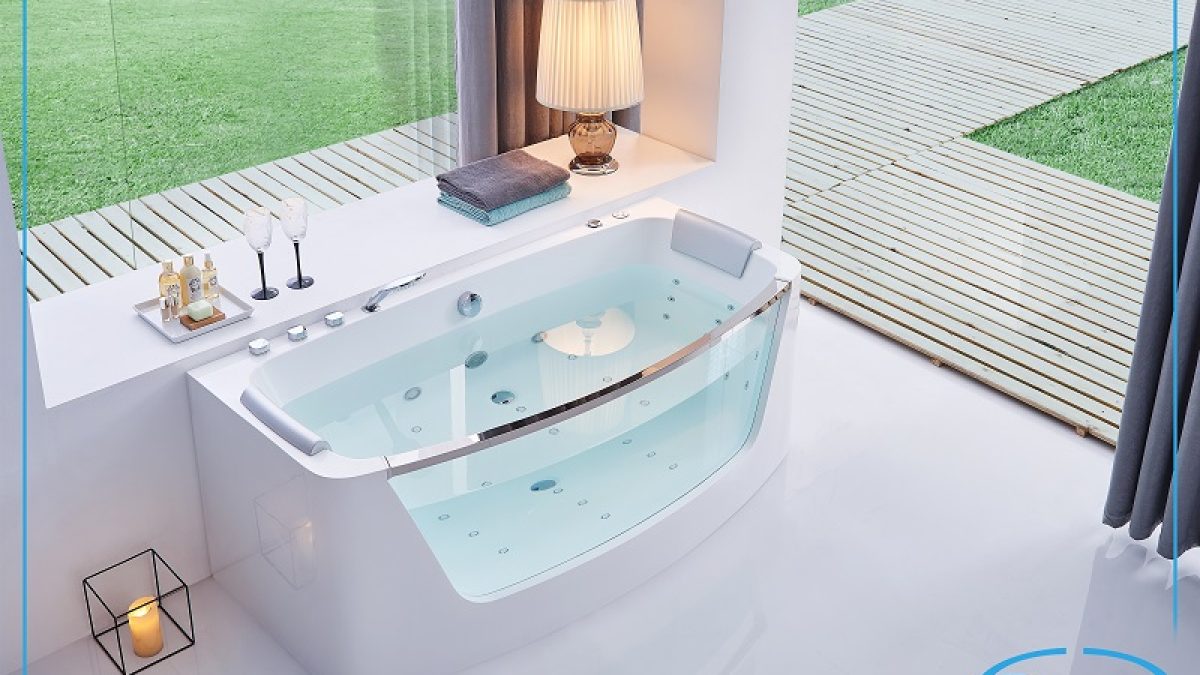 Bồn tắm massage từ chất liệu acrylic rất thông dụng