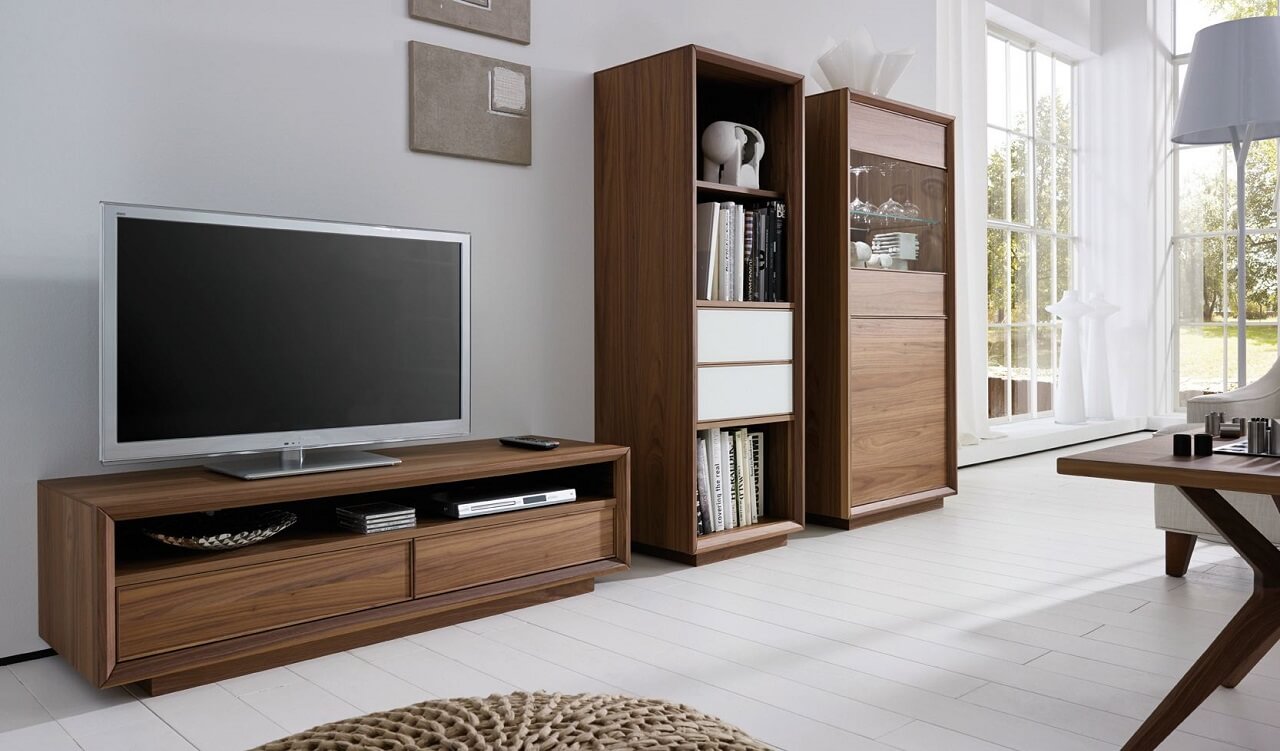 5+ mẫu kệ gỗ phòng khách đẹp, hiện đại và hợp xu hướng