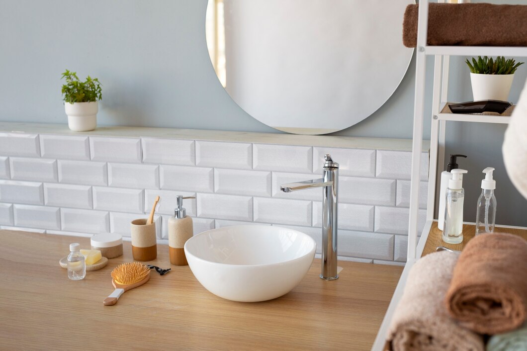Lavabo giúp nội thất không gian phòng tắm thêm hoàn thiện 