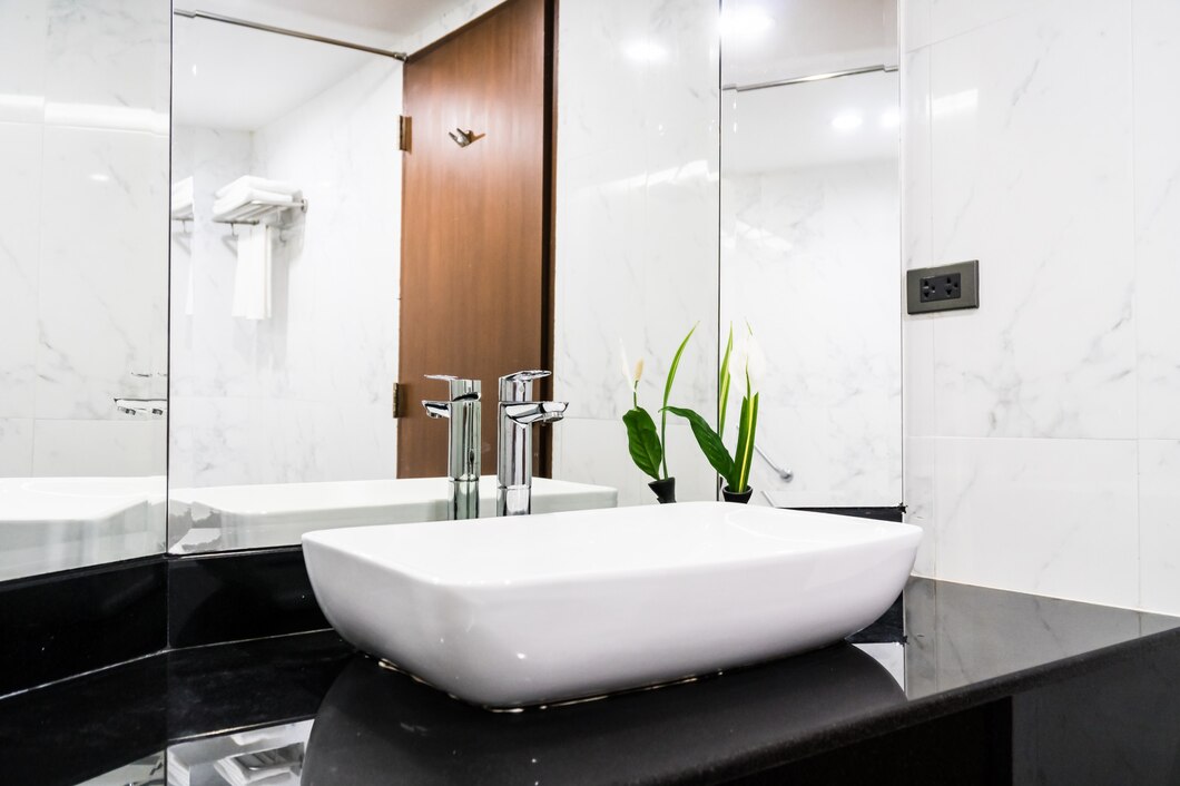 Xác định chiều cao lavabo đặt bàn tiêu chuẩn cho không gian phòng tắm