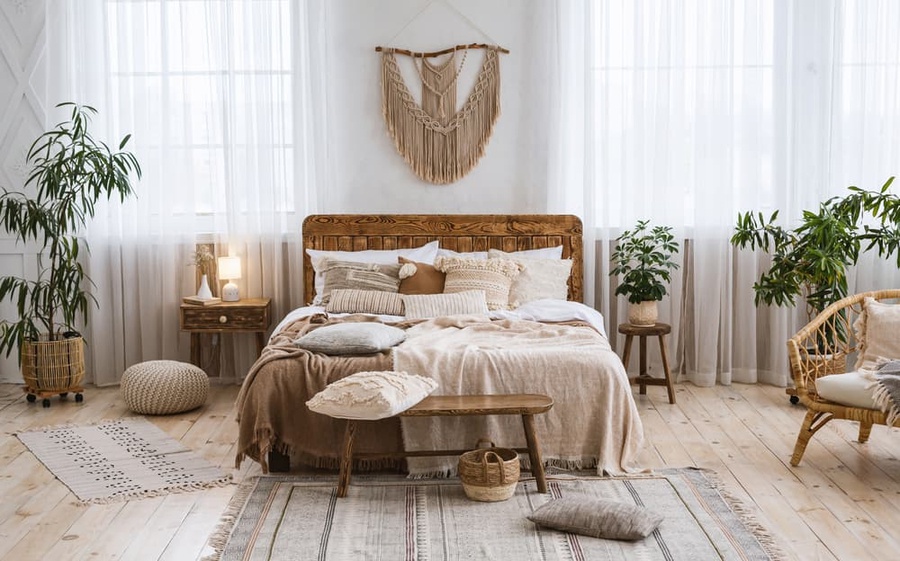 Decor phòng ngủ theo phong cách vintage được nhiều người yêu thích