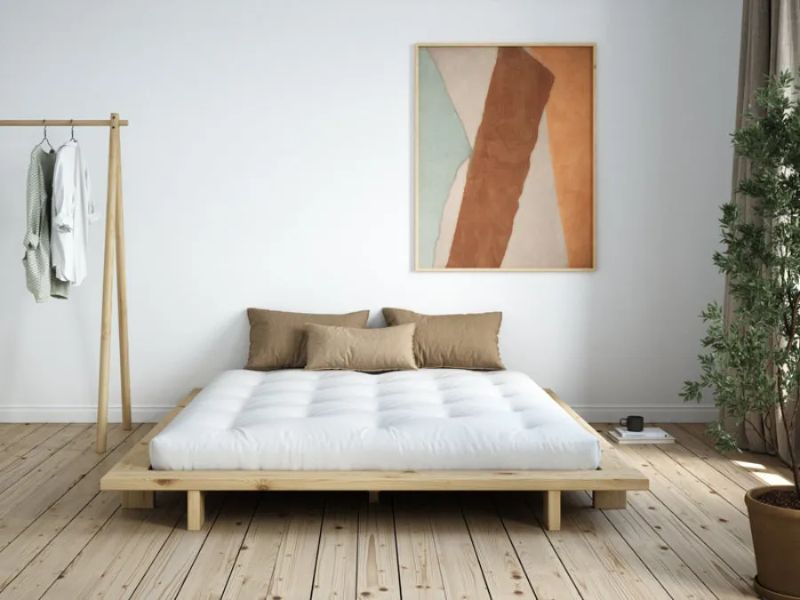 Giường ngủ có kích thước phù hợp tạo tính thẩm mỹ cho căn phòng