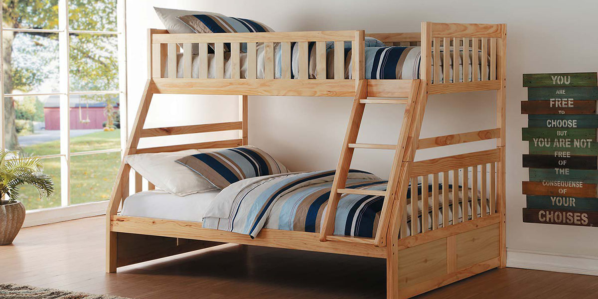 Mẫu giường tầng gỗ công nghiệp cho người lớn
