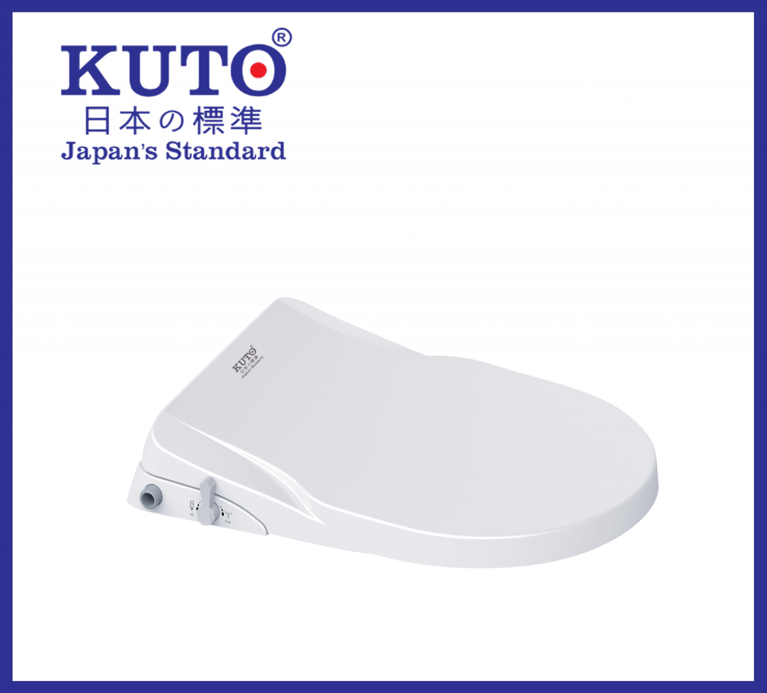 Nắp bồn cầu cơ KUTO Nhật Bản (C003)