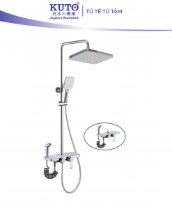 Sen cây tắm đứng có vòi xịt tăng áp KUTO Nhật Bản (G007)