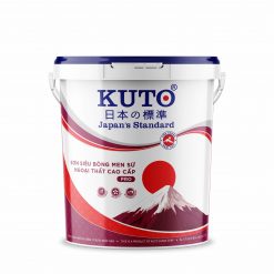 Sơn siêu bóng men sứ ngoại thất cao cấp KUTO PRO loại 5L (S13)