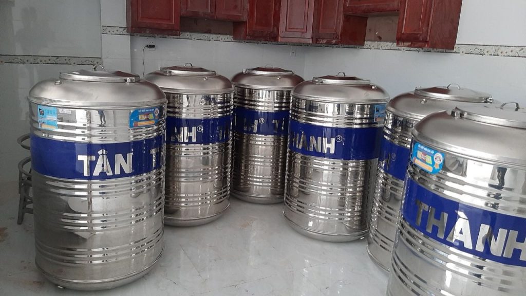 Giá bồn nước inox 500l là bao nhiêu?