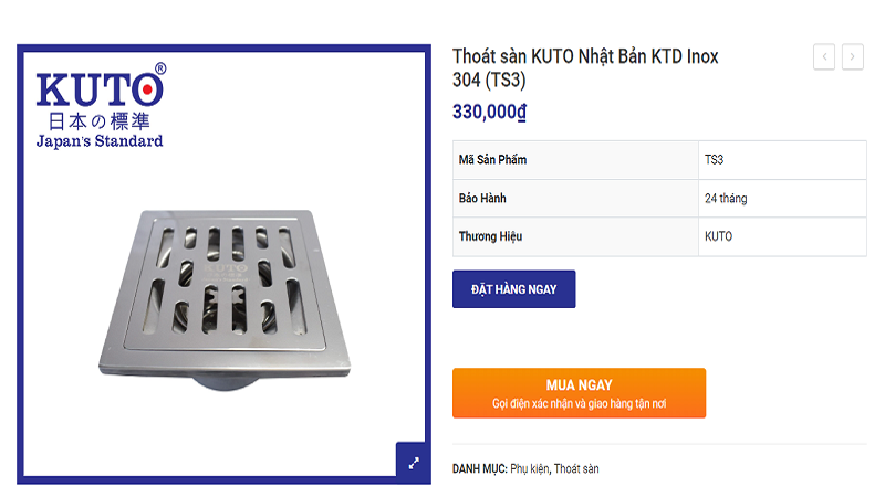 Mua thoát sàn tại KUTO để sở hữu sản phẩm chất lượng chuẩn Nhật