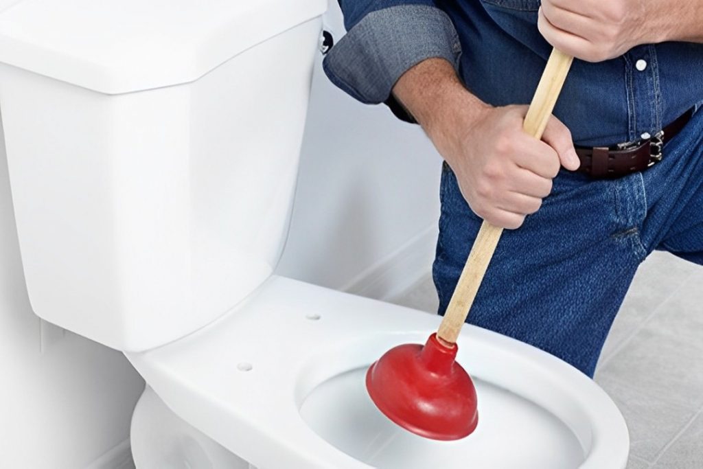 cách xử lý bồn cầu bị nghẹt