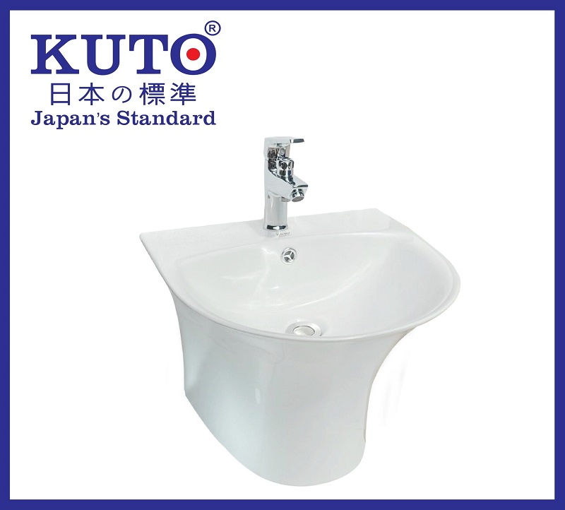 Lavabo KUTO với thiết kế hiện đại và tinh tế, với bề mặt thủy tinh sáng bóng