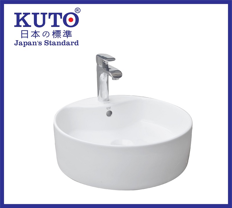 Lavabo đặt bàn hình tròn E005 là thiết kế được ưa chuộng nhất hiện nay