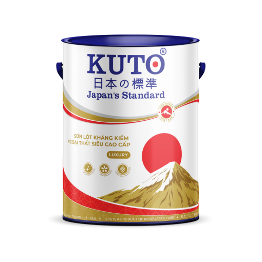 SƠN LÓT KHÁNG KIỀM NGOẠI THẤT SIÊU CAO CẤP KUTO LUXURY loại 5L (S24)