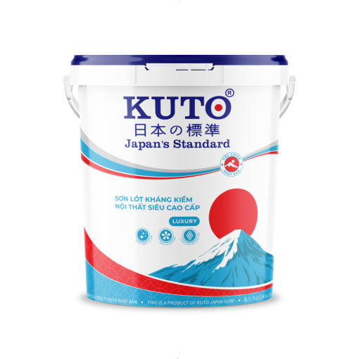 SƠN LÓT KHÁNG KIỀM NỘI THẤT SIÊU CAO CẤP KUTO LUXURY loại 18L (S23)