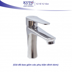 Vòi lavabo 1 lỗ KTAD LĐ19 đồng KUTO Nhật Bản (LA4)