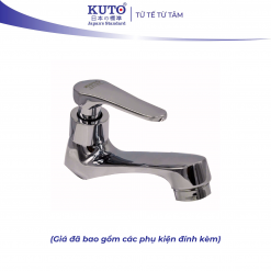 Vòi Lavabo rửa lạnh chất liệu đồng KUTO Nhật Bản (K005)