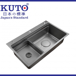Chậu rửa bát 1 hố INOX 304 KUTO Nhật Bản (M008)