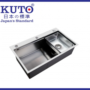 Chậu rửa bát 1 hố INOX 304 KUTO Nhật Bản (M006)