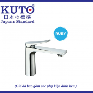 Bộ lavabo 1 lỗ thân đồng KUTO (K026)