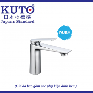 Bộ vòi lavabo 1 lỗi thân đồng KUTO (K027)
