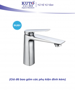 Bộ vòi lavabo 1 lỗi thân đồng KUTO (K027)