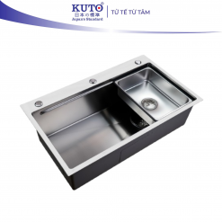 Chậu rửa bát 1 hố INOX 304 KUTO Nhật Bản (M006)