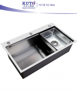 Chậu rửa bát 1 hố INOX 304 KUTO Nhật Bản (M006)