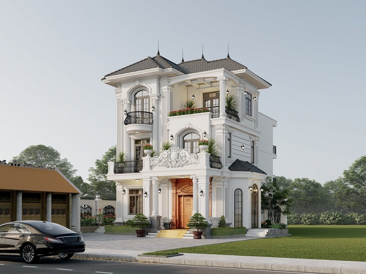 Lưu ý khi chọn màu sơn ngoại thất cho người mệnh Kim