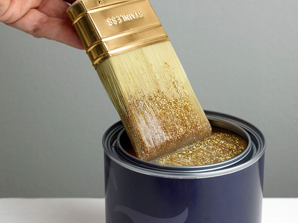 Hướng dẫn cách sơn nhũ vàng đúng kỹ thuật
