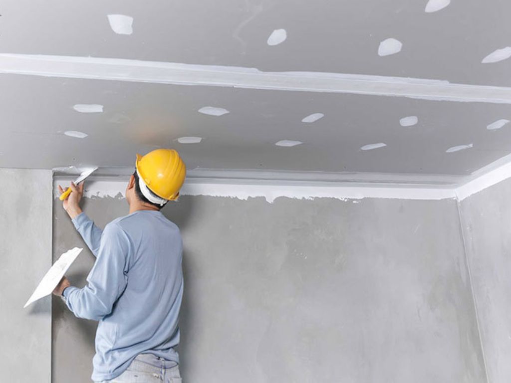 Tường mới xây có định lượng bột bả thấp hơn