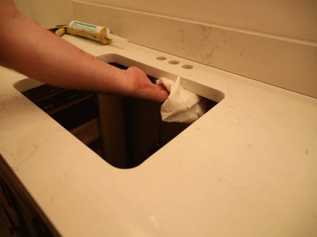 Cách lắp Lavabo âm bàn đá với kích thước chuẩn