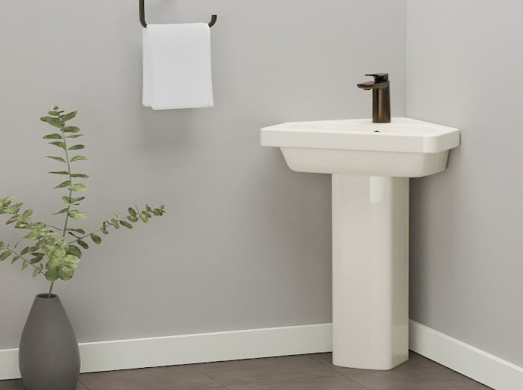Kích thước lavabo góc tiêu chuẩn