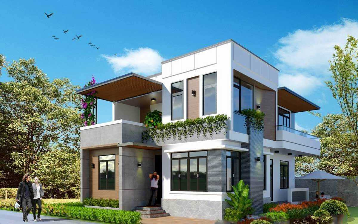 Lưu ý khi chọn màu sơn ngoại thất cho người mệnh Thủy