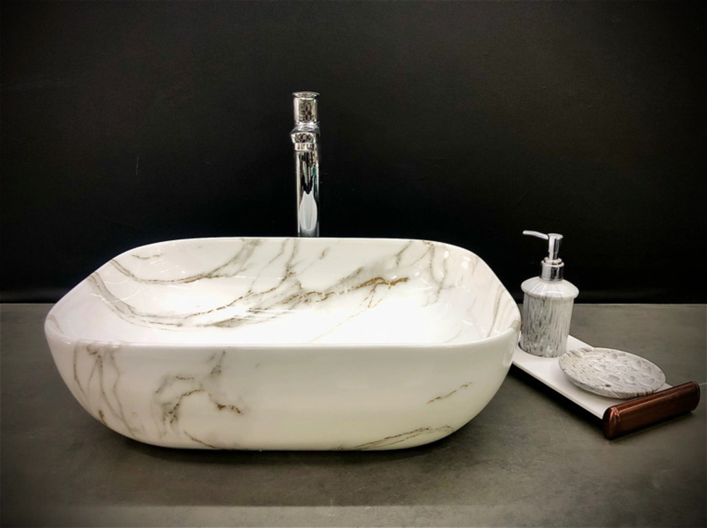 Tủ Lavabo nên làm chất liệu gì bằng sứ